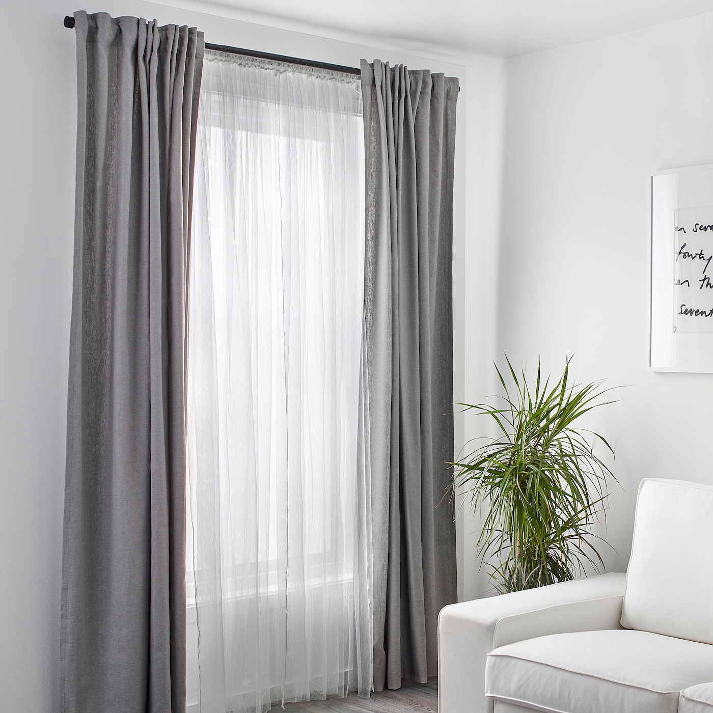 long voile curtains