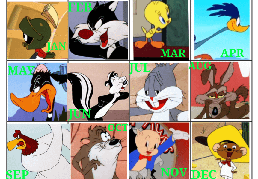 looney toons characters