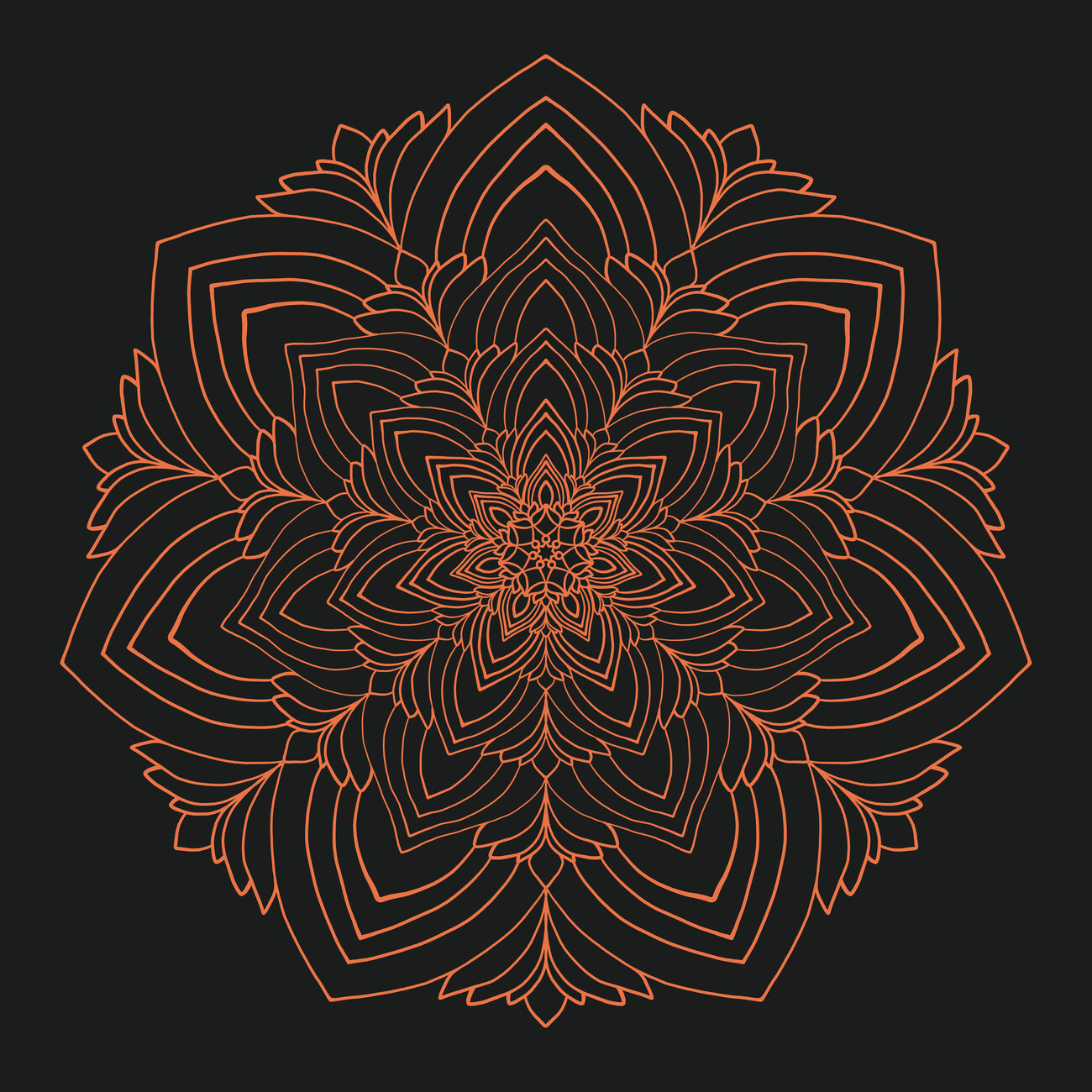 lotus flower mandala