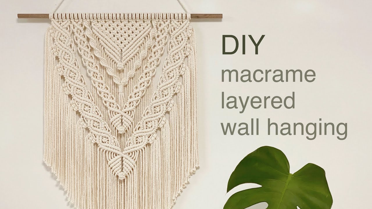 macrame wall hanging tutorial