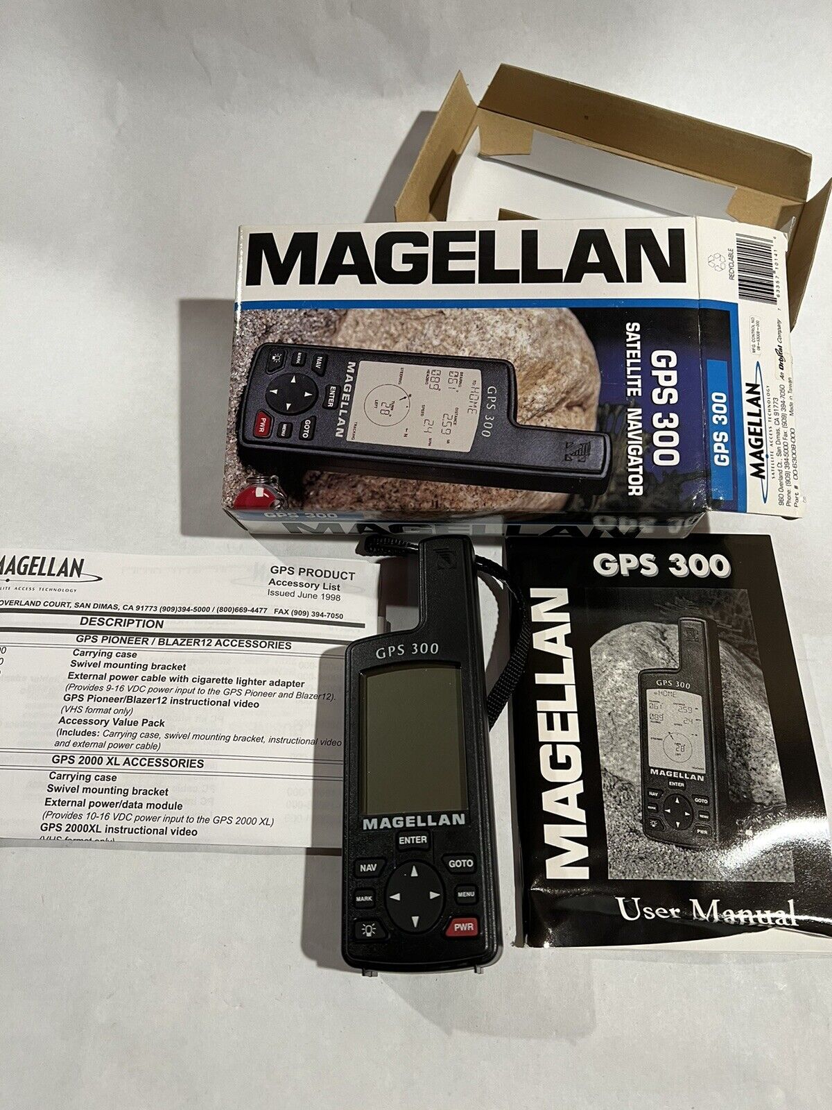 magellan gps 300 problems