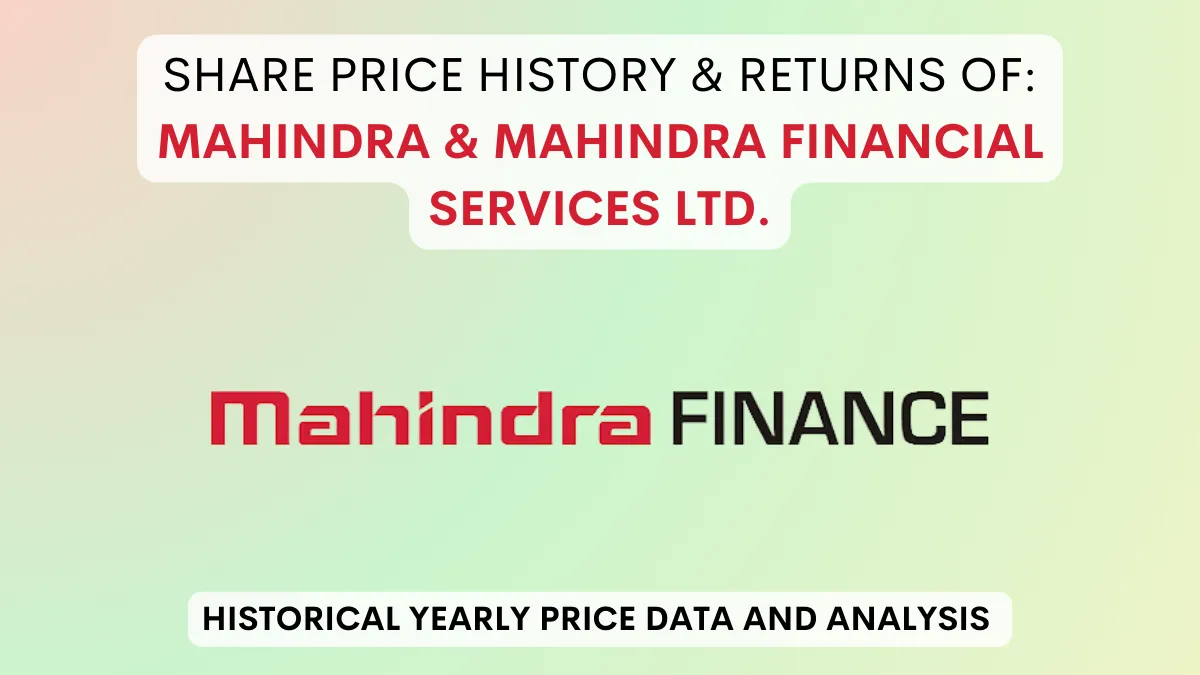 mahindra finance share price history