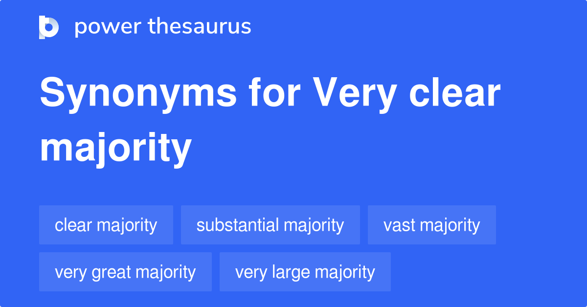 majority synonym