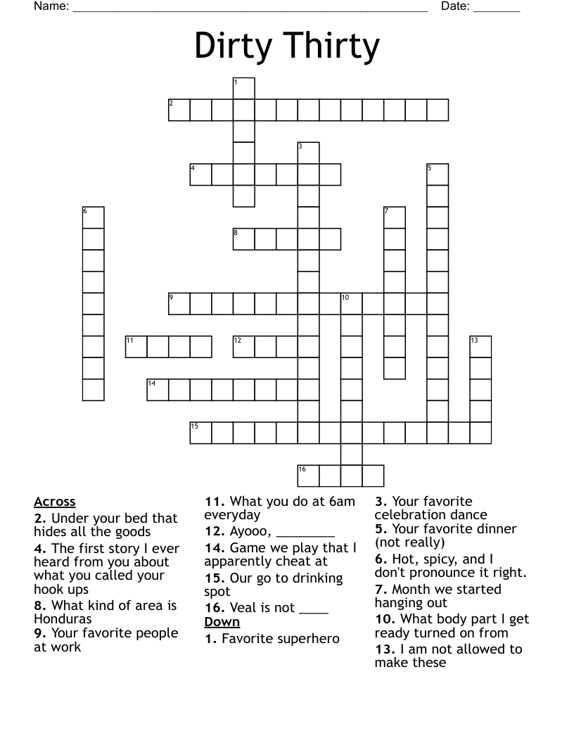 make dirty crossword clue