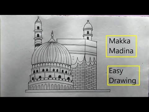 makkah madina drawing