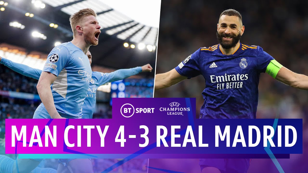 man city vs real madrid timeline