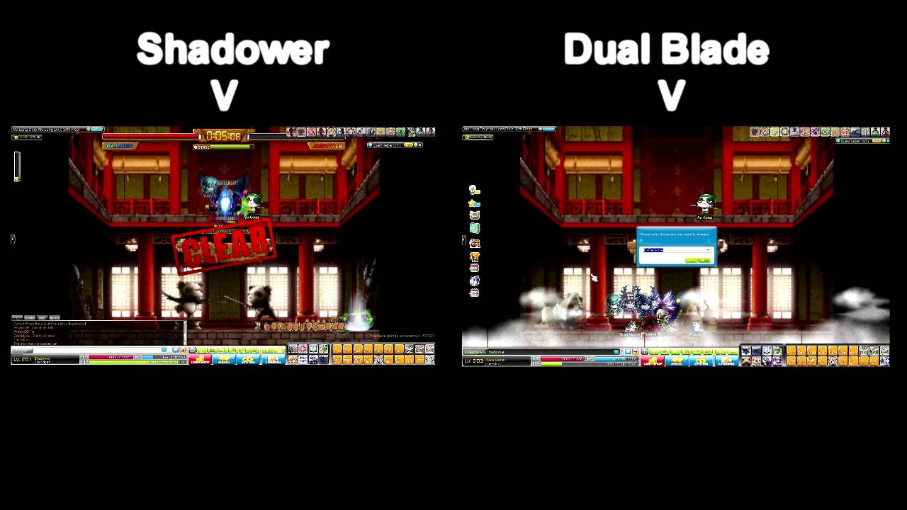 maplestory dual blade vs shadower