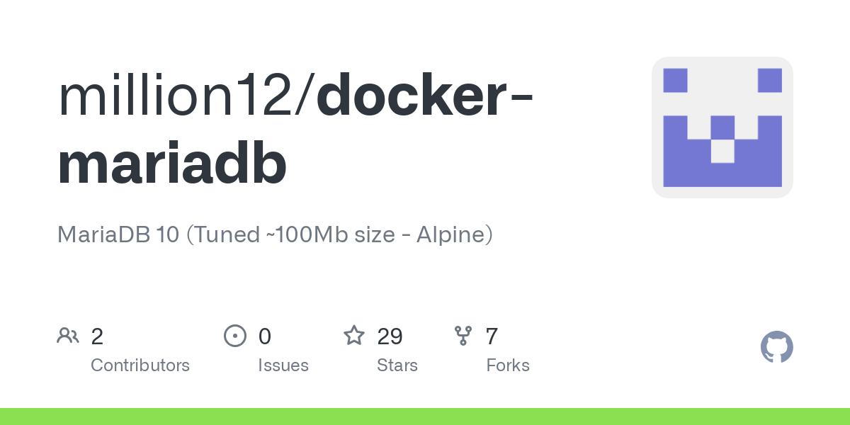 mariadb docker hub