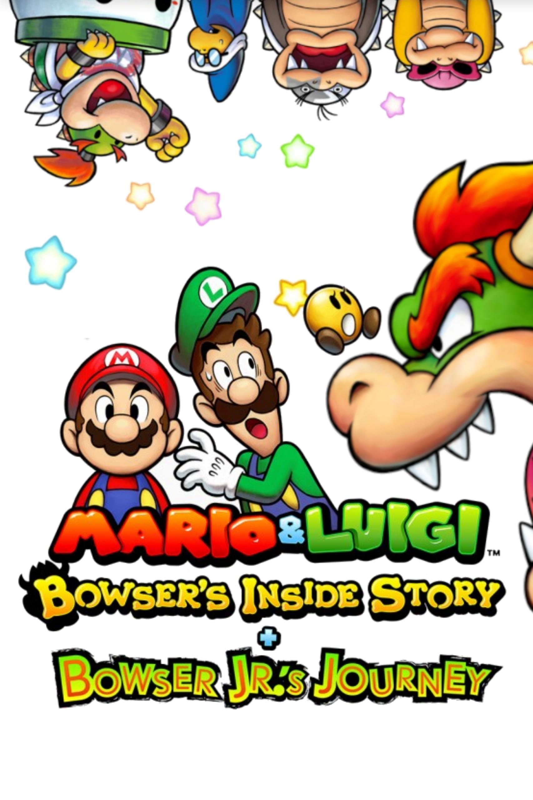 mario and luigi inside bowser