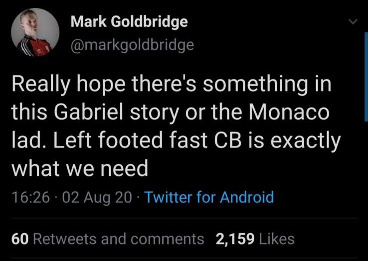 mark goldbridge twitter