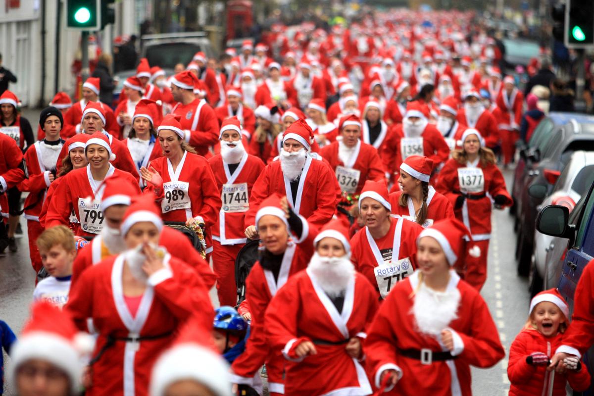 marlow santa fun run