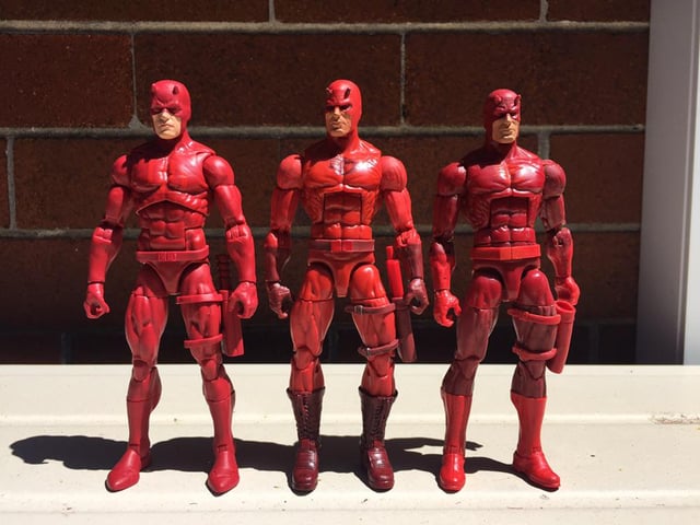 marvel legends daredevil 3 pack