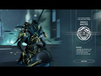 mastery rank warframe