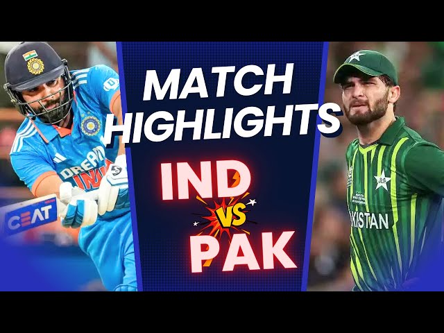 match highlights india vs pakistan