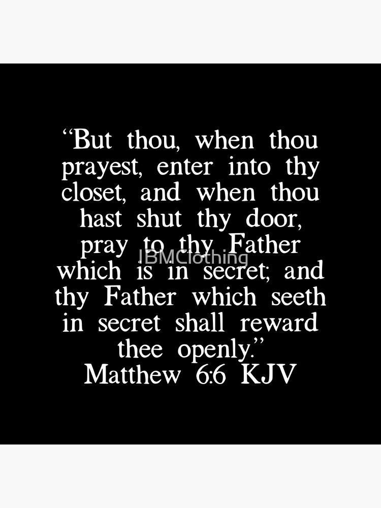 matthew 6 kjv