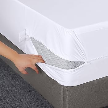 mattress protector zipper