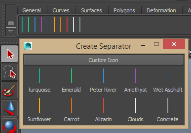 maya shelf separator