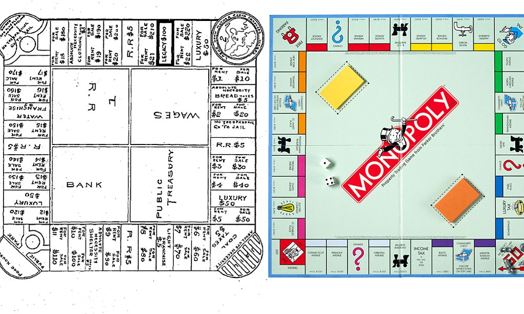 measurements of a monopoly board