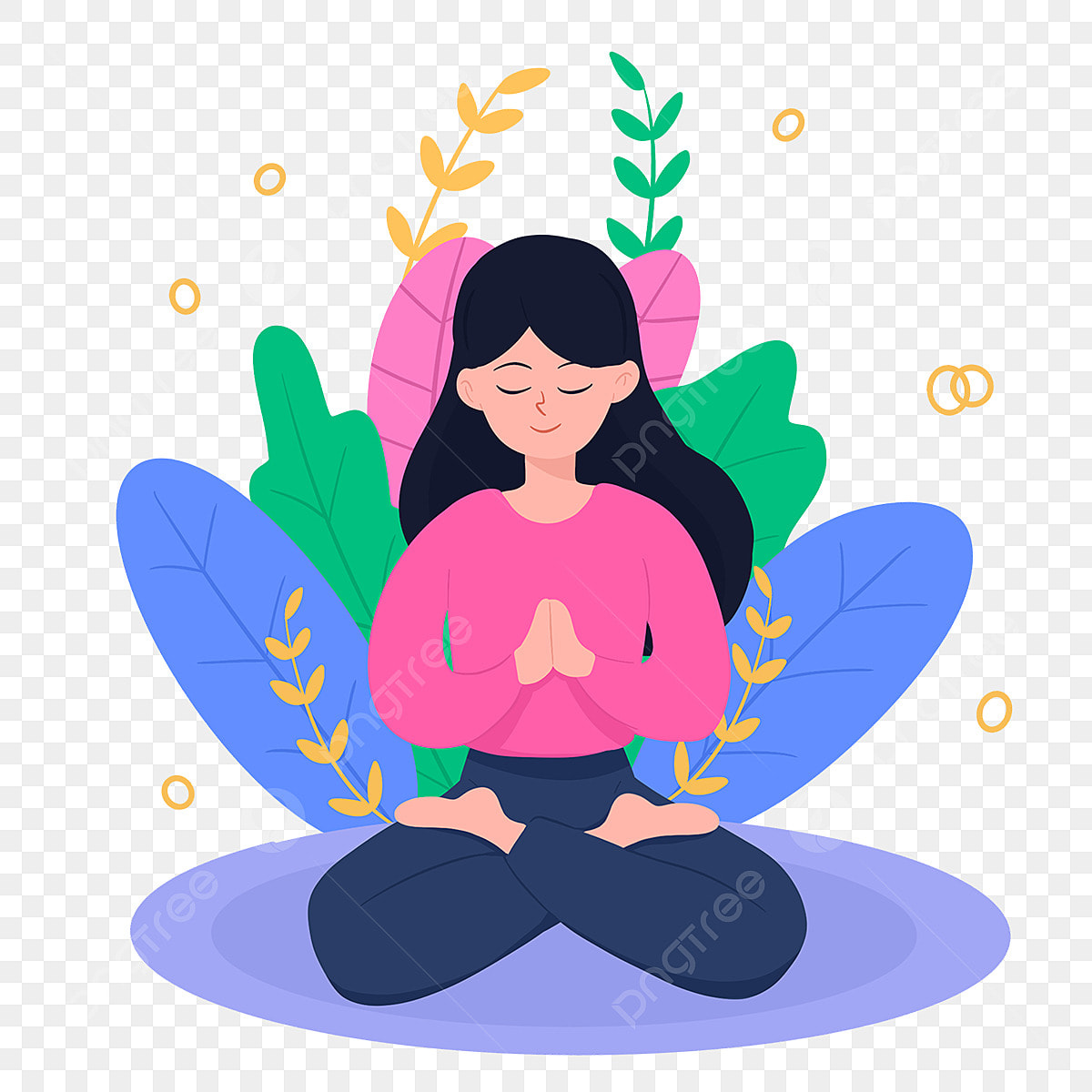 meditation clip art