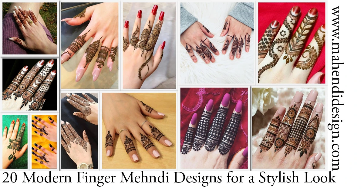 mehndi designs fingers