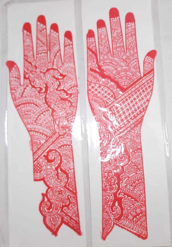 mehndi stickers for hands