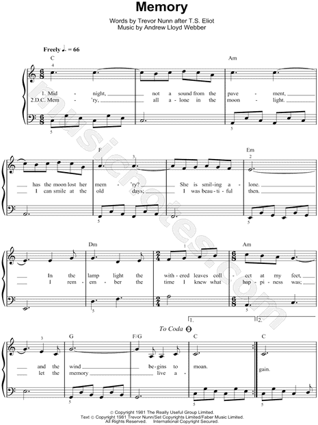 memory cats piano sheet music pdf