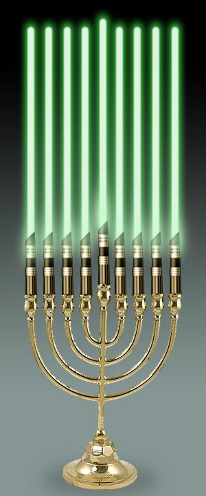 menorah lightsaber