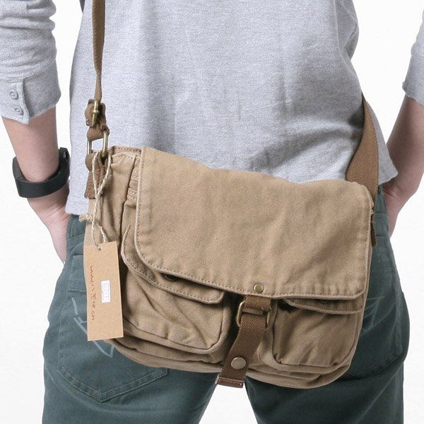 mens canvas shoulder bags