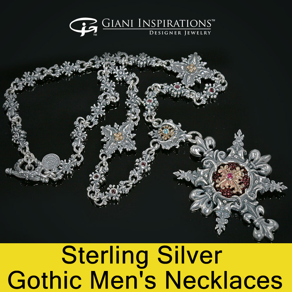 mens gothic necklaces