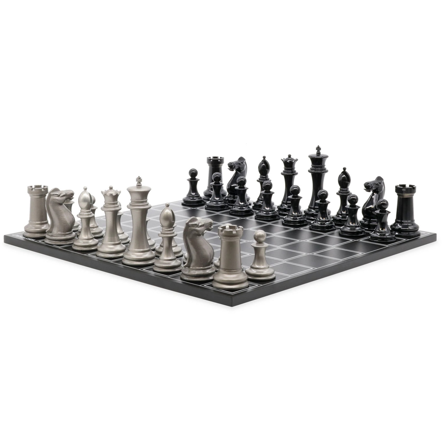 metal chess set