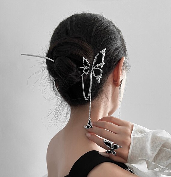 metal hair sticks