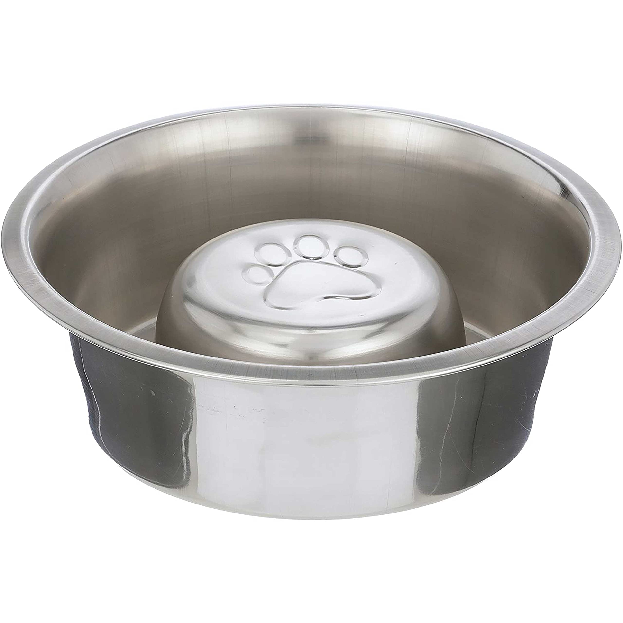 metal slow feeder dog bowl