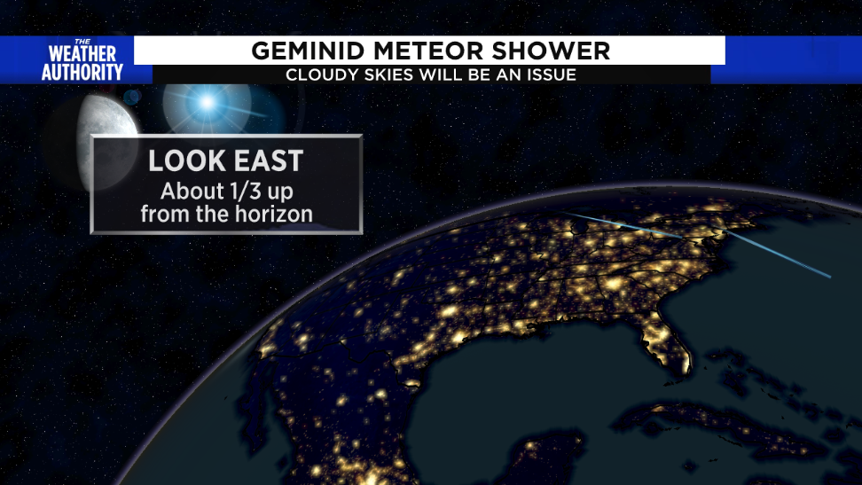 meteor shower tonight -- where to look