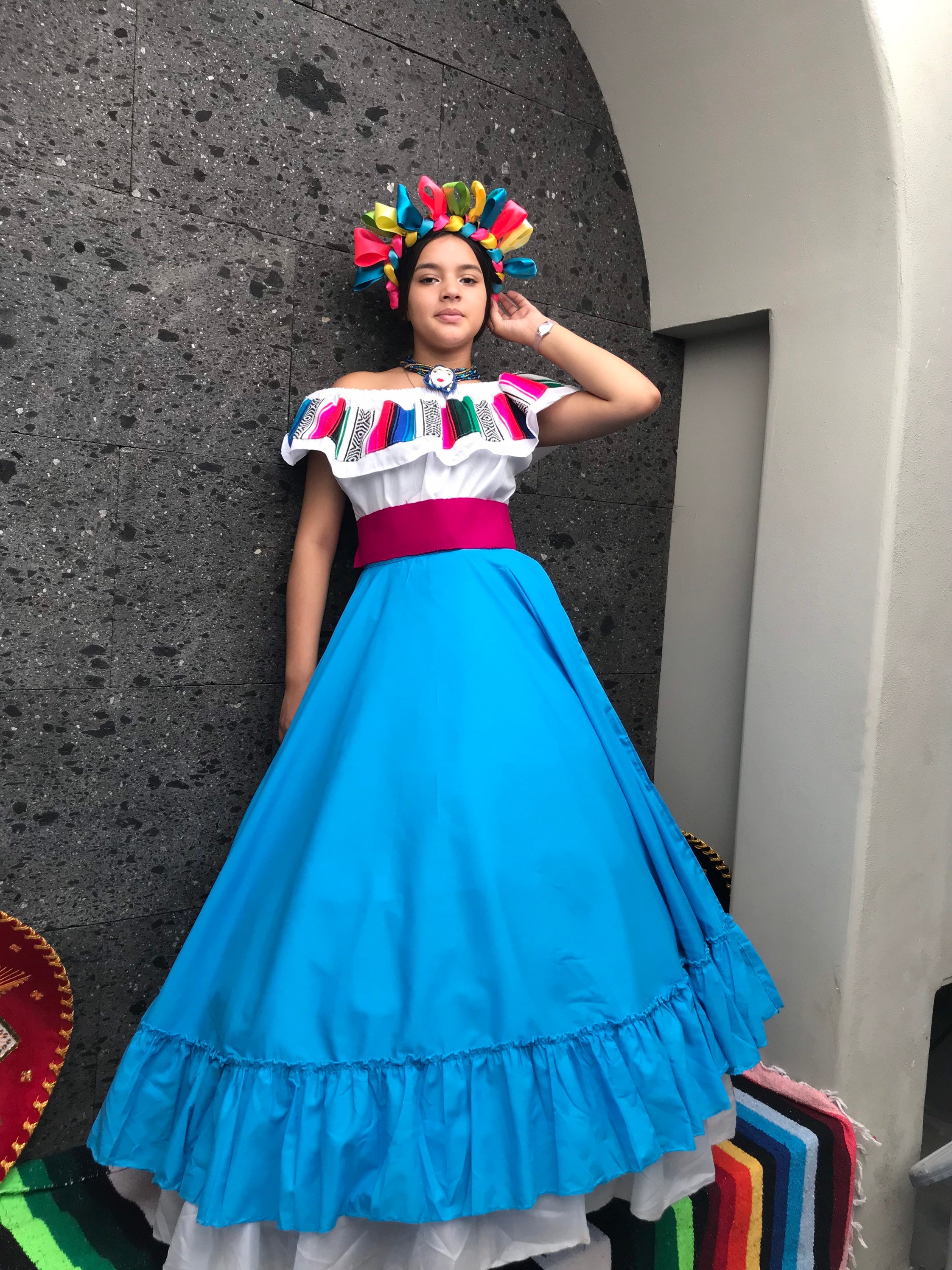 mexican theme dress