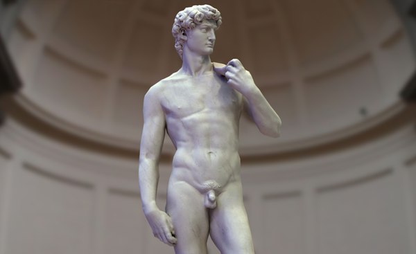 michelangelo david 3d model