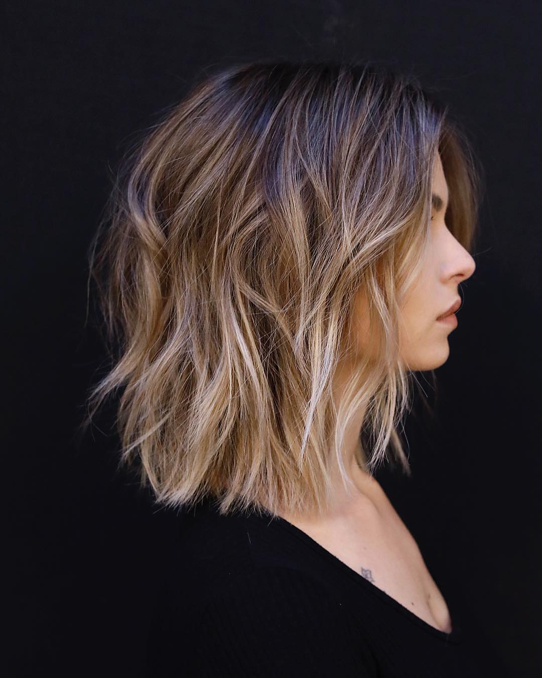 mid length to short hairstyles