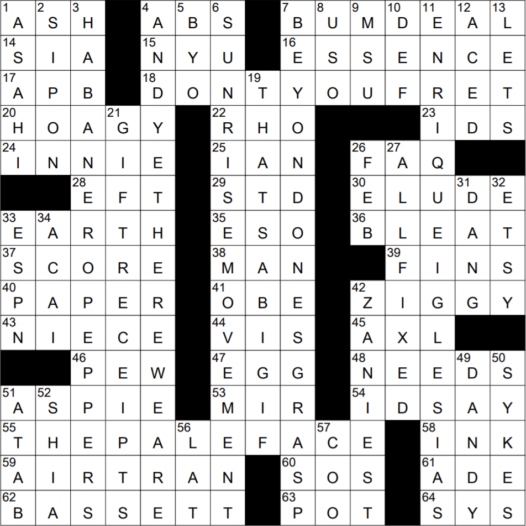 midsection crossword clue