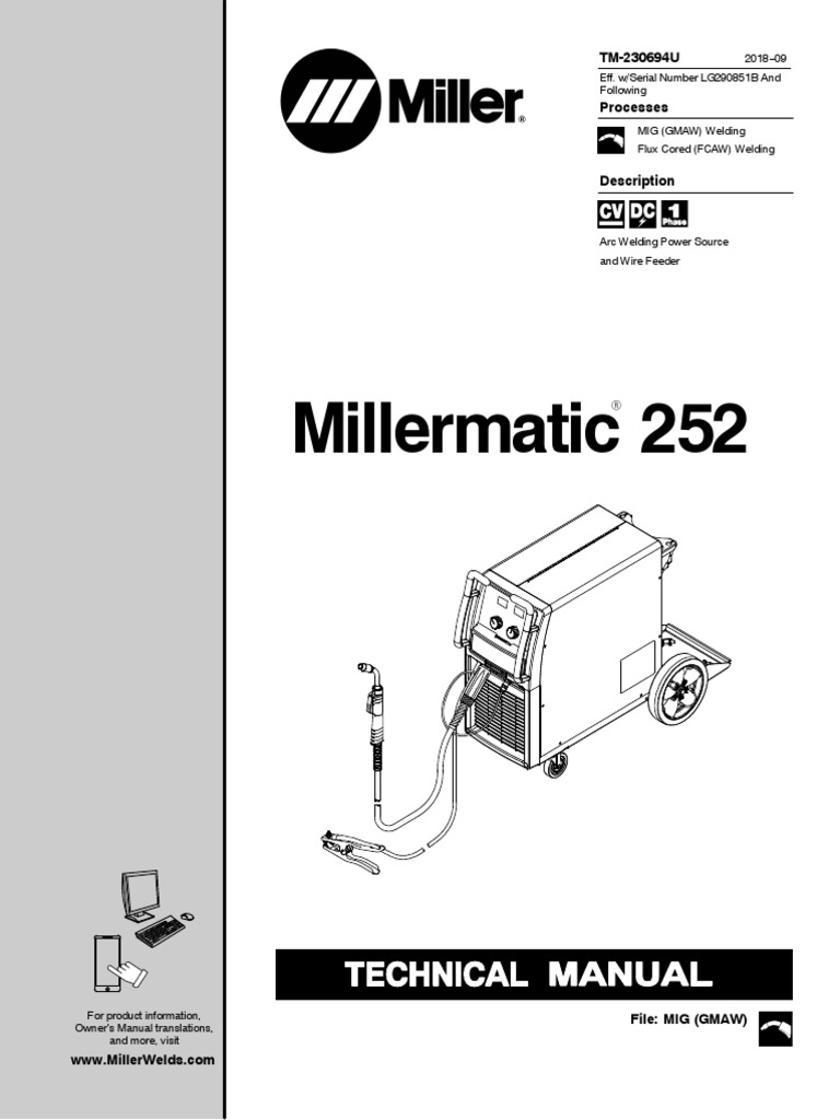 millermatic 252 manual