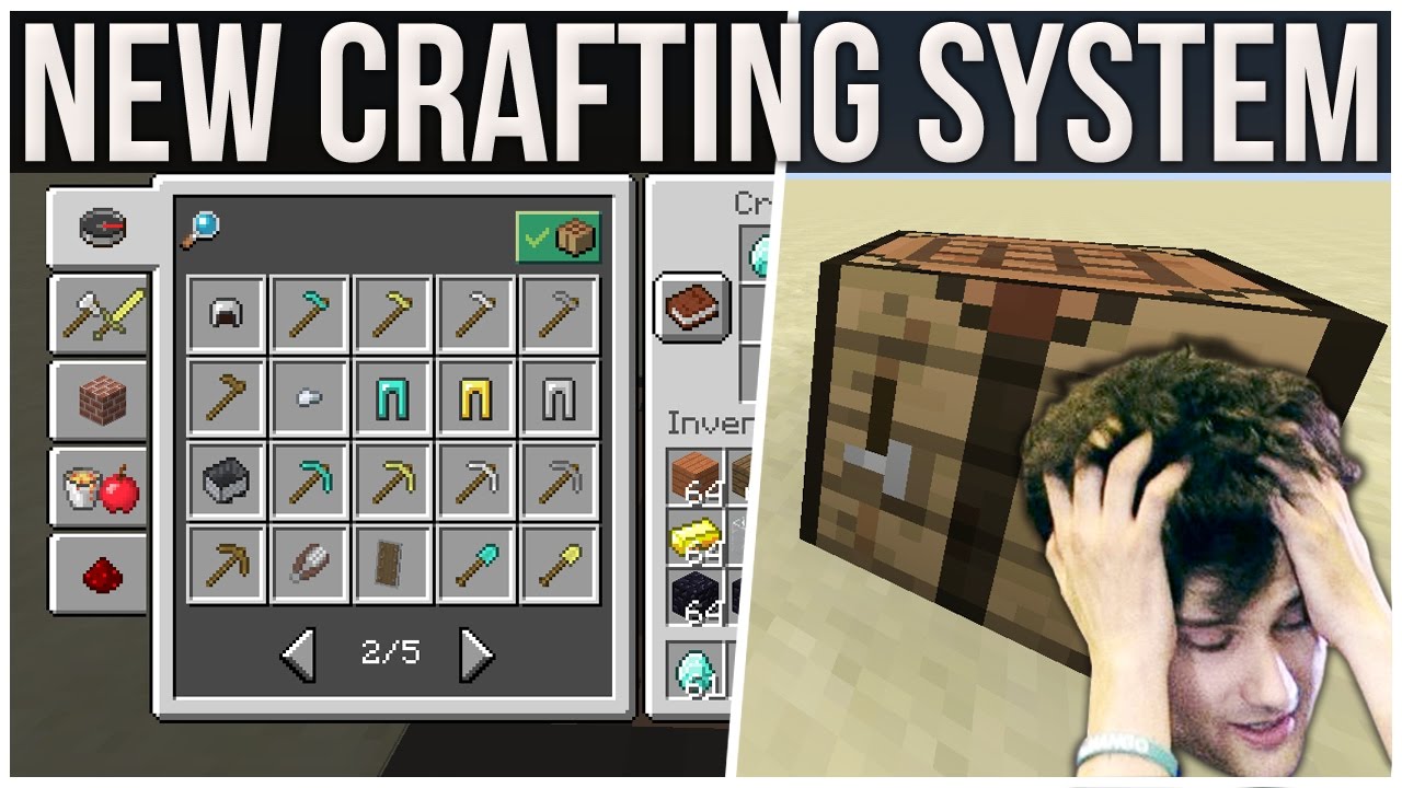 minecraft crafting menu