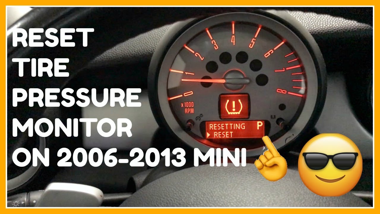 mini cooper tpms reset