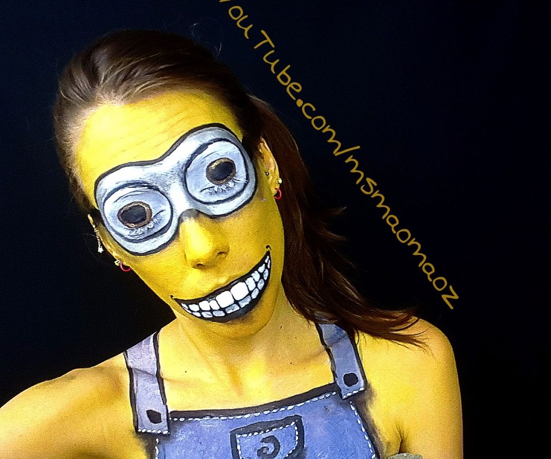 minion face painting