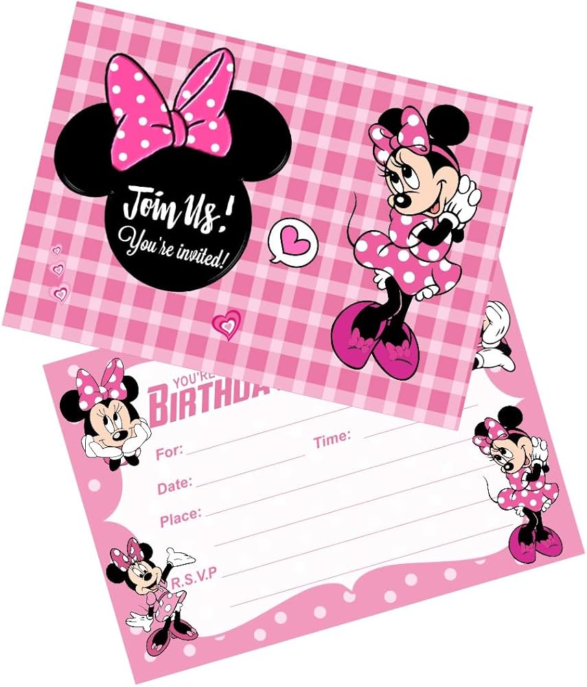 minnie invitations