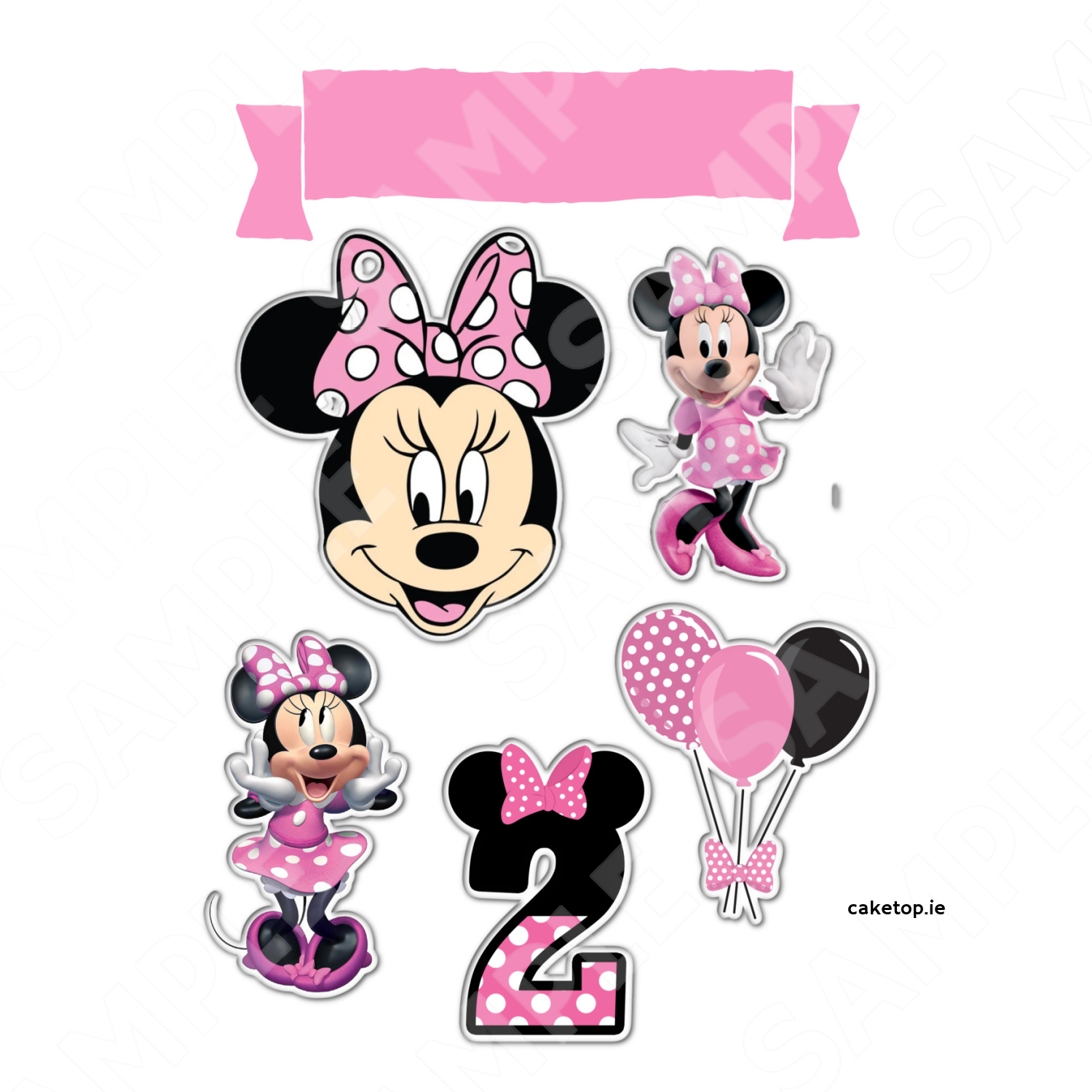 minnie mouse topper