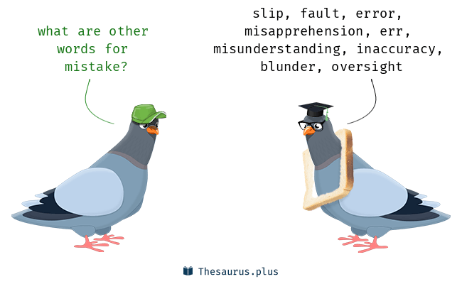 mistake thesaurus