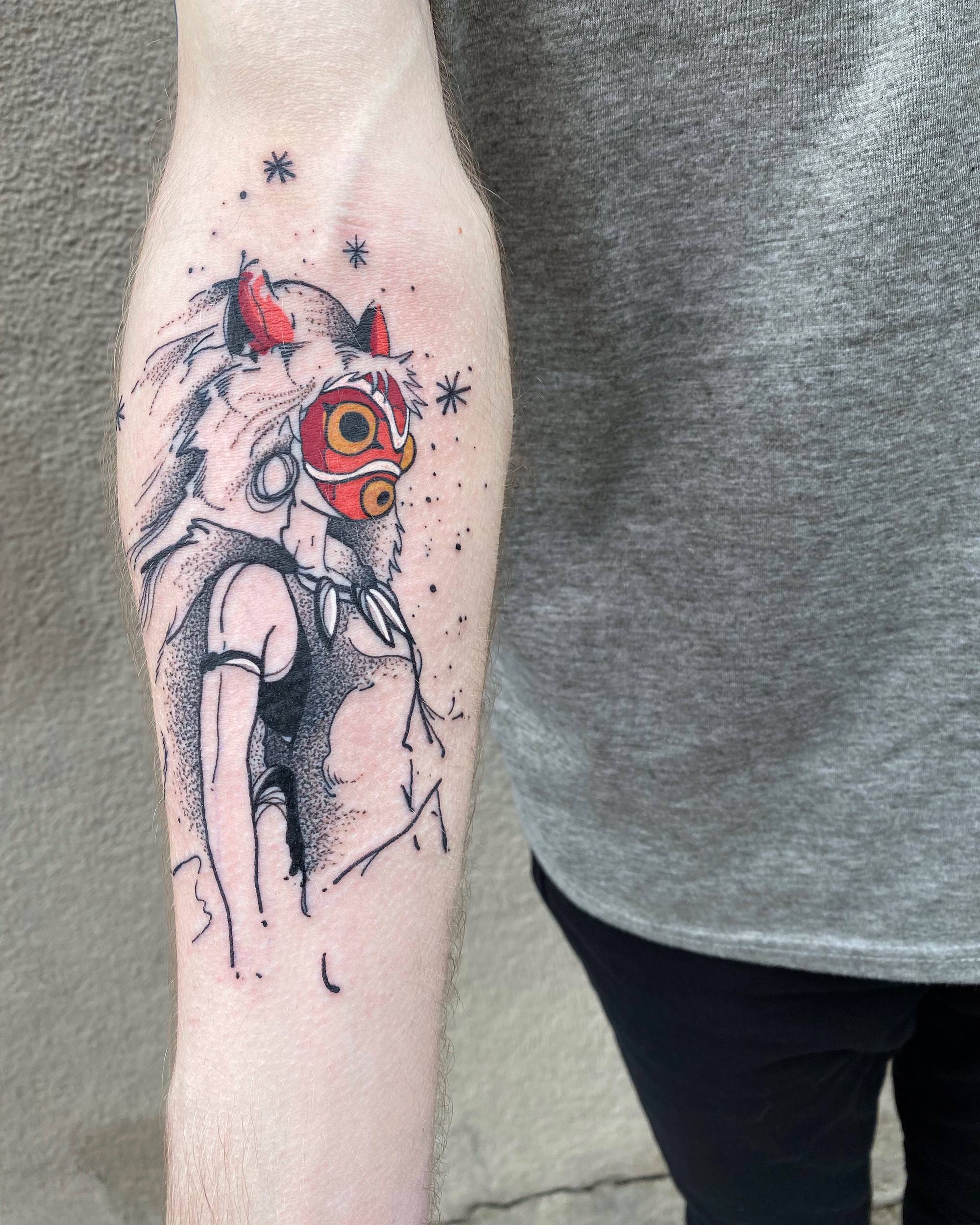 mononoke tattoo