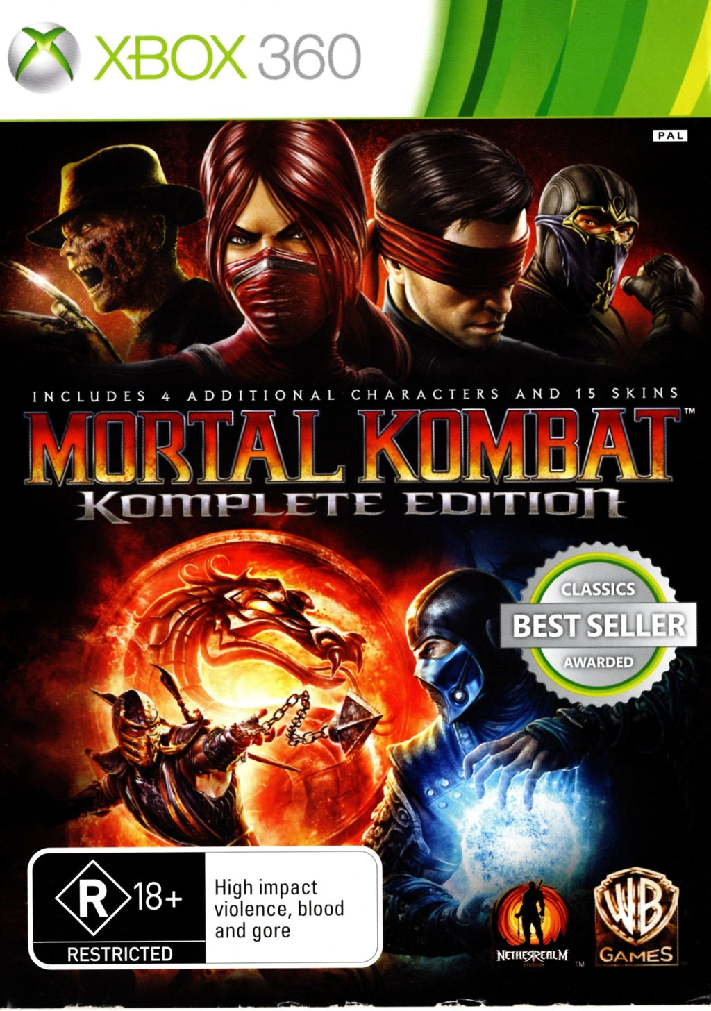 mortal kombat xbox 360