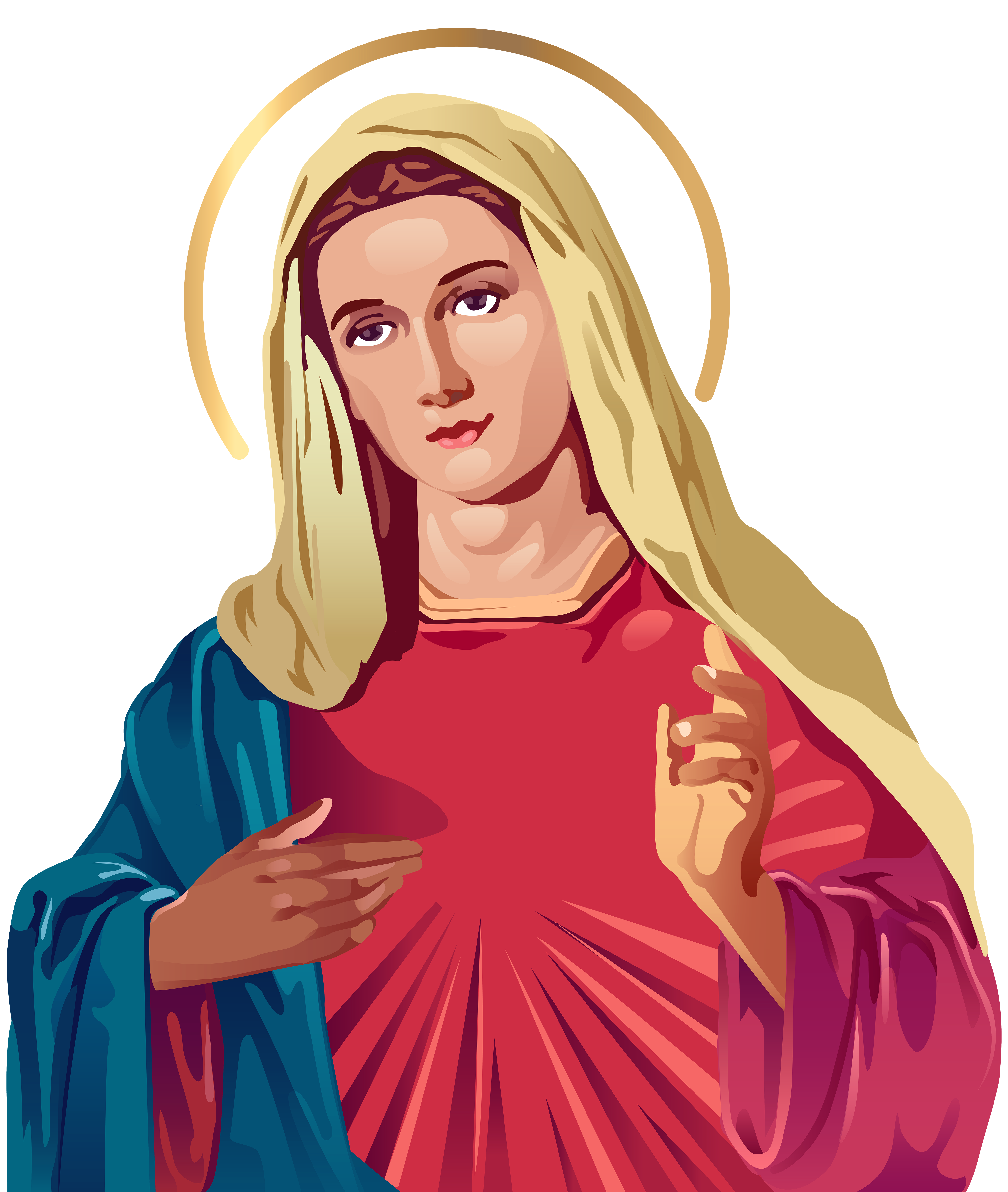 mother mary clipart