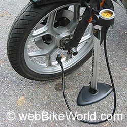 motorcycle air pump