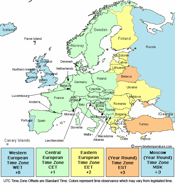 mountain time to european time