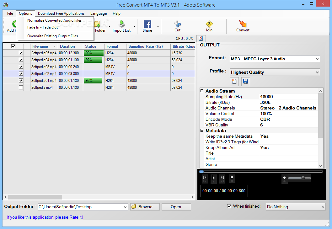 mp4 to mp3 free converter